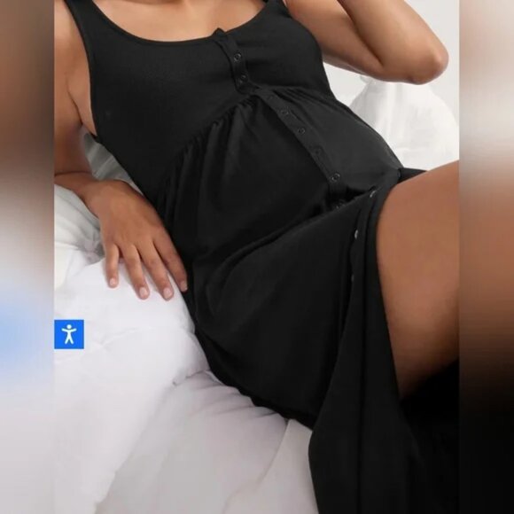 Hatch The Softest Rib Nursing Tank Dress, Size 0 - Picture 5 of 7